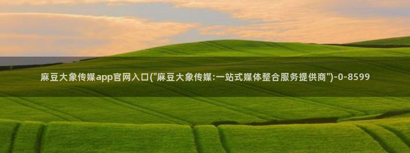 麻豆视频长尾词：麻豆大象传媒app官网入口(\