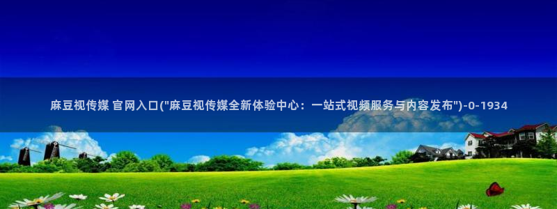 麻豆视频花絮